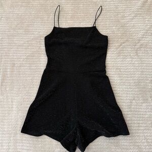 Black Sparkle Romper